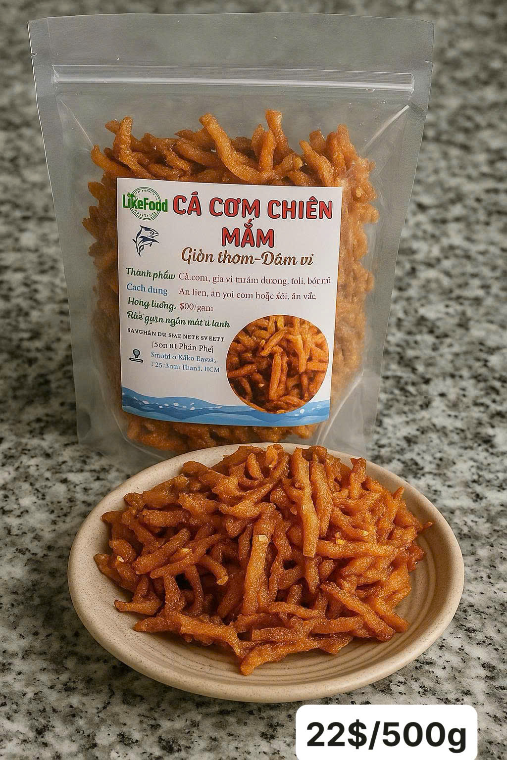 Cá Cơm Chiên Mắm