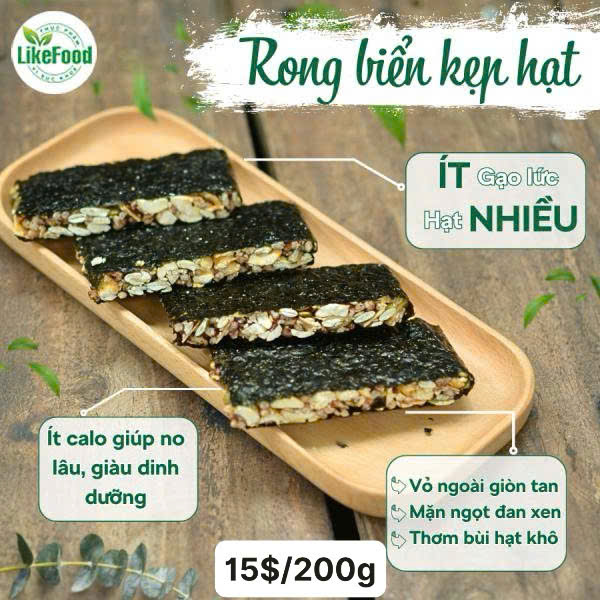 Bánh Rong Biển Hạt